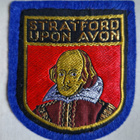 Stratford-upon-Avon William Shakespeare Vintage Kangasmerkki - pikkukuva 2