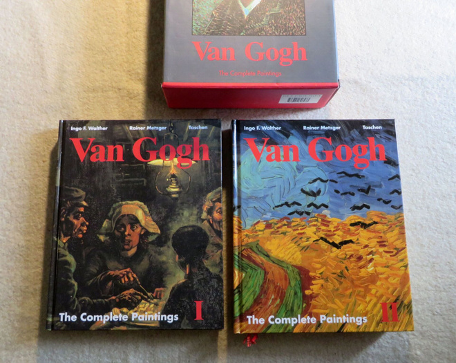 VAN GOGH - Complete paintings - 2 kirjaa kansiossa - uudenv