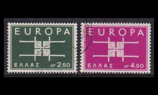 Kreikka 821-2 o Europa (1963)