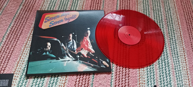 Hurriganes LP Seven Days Seven nights Svart