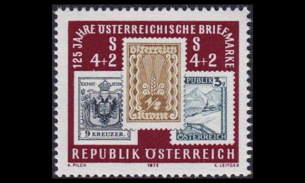 Itävalta 1504 ** Postimerkki 125v (1975)