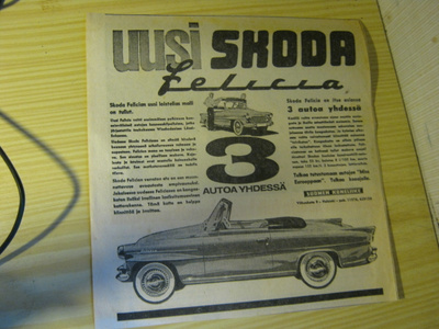mainos Skoda Felicia