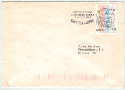 1985 Eurooppa 1,50 mk loistoleimainen kuori