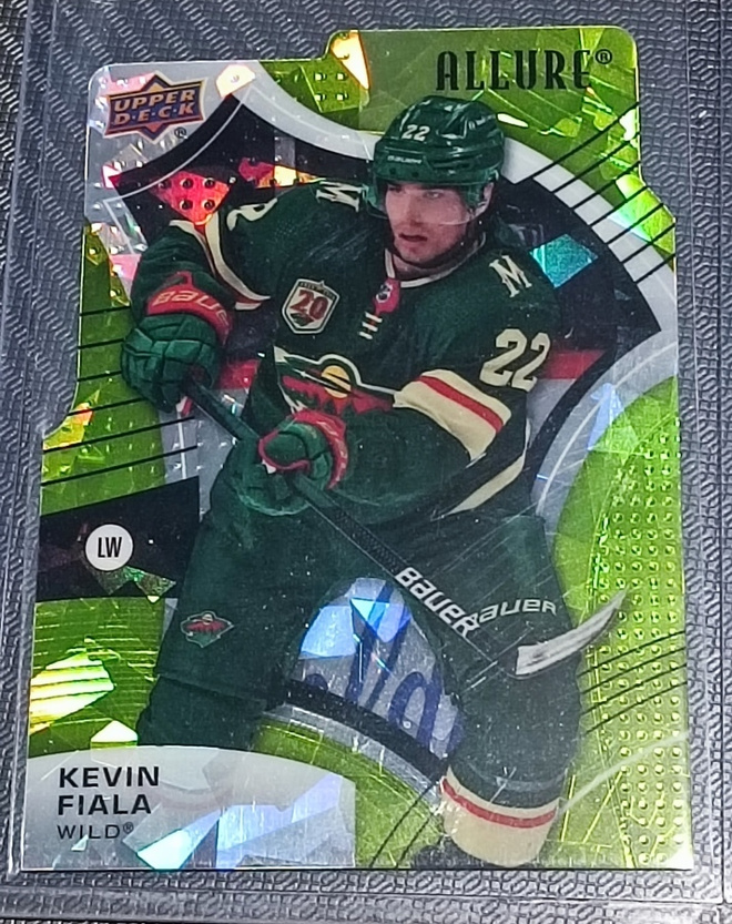 2021-22 Upper Deck Allure Green Rainbow Parallel 31/99 Kevin