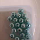 Vaaleansininen 8mm helmi 20 kpl - pikkukuva 2