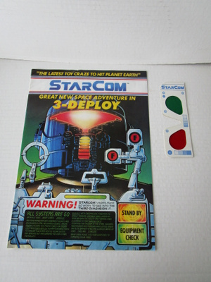 Coleco StarCom 3-D Space Adventure + katselulasit