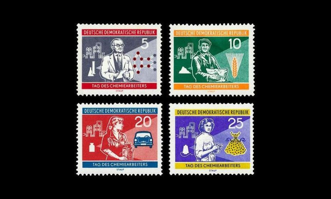 DDR 800-3 ** Kemiantyöntekijöiden päivä (1960)