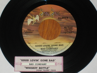 7" BAD COMPANY - Good Lovin Gone Bad - hard rock EX