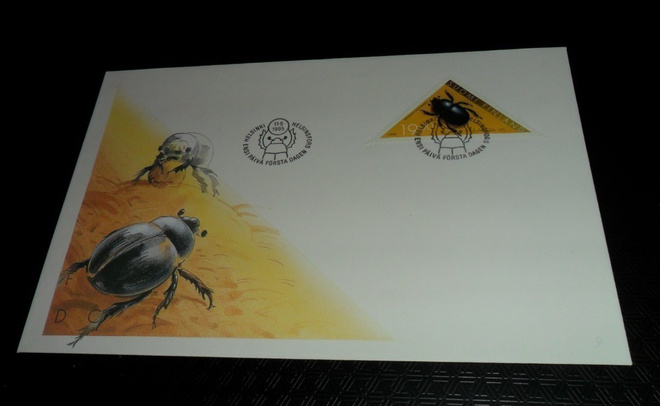 FDC LaPe 1292 KOLMIOMERKKI 19 MK FINLANDIA 95