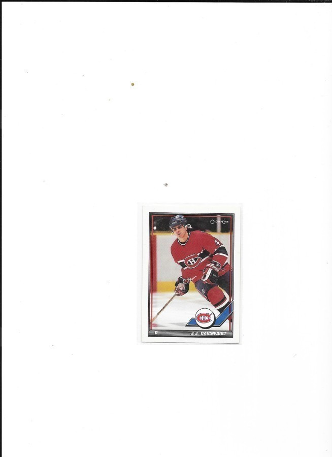 1991-92 OPC #456 J.J.Daigneault Montreal Canadiens