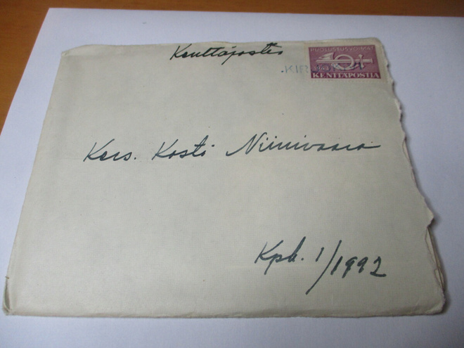 1944 KIRJOKIVI rivil s + pvl kp kuori sisältö