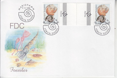 Åland FDC LaPe 118 välilöparilla