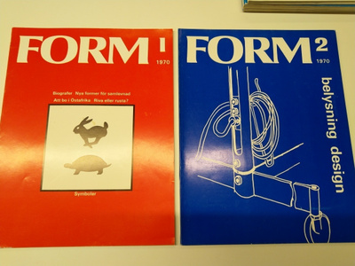 FORM 1970 vuosikerta 8 lehteä