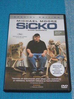 Dvd - Sicko - aivan sairasta - Michael Moore -elokuva 2007