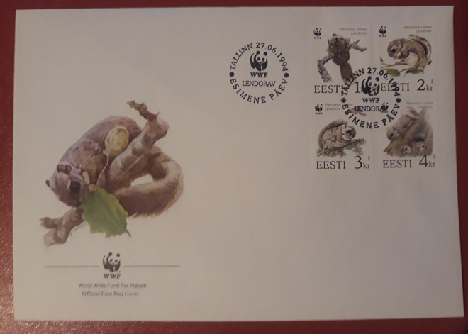 Viro 1994 - WWF: Liito-orava  FDC