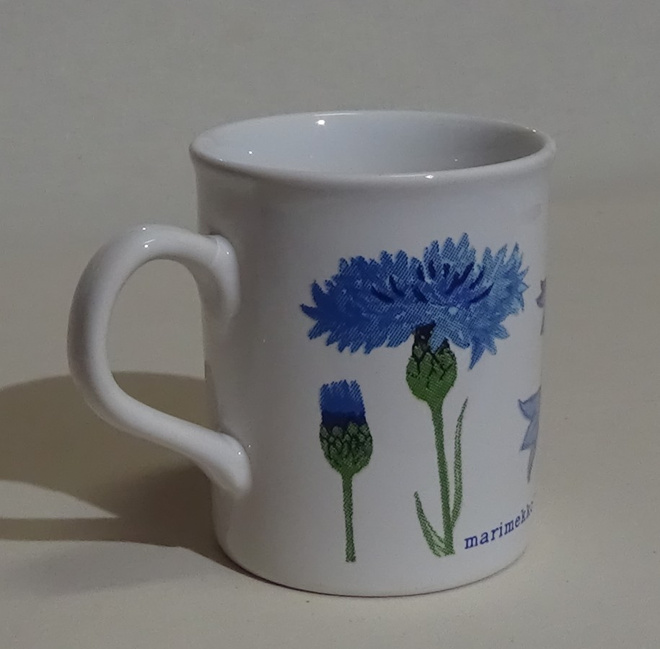 Marimekko Ruiskukka retro muki Made in England