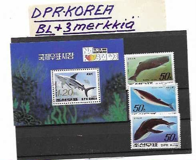 DPR-KOREA BL**+3 MERKKIÄ