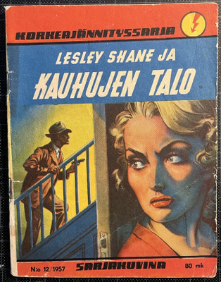 Korkeajännitys 1957 no:12; Lesley Shane & Kauhujen talo