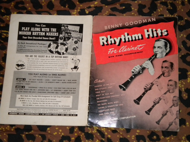 Nuottivihko - BENNY GOODMAN - Rhythm Hits for Clarinet 1946