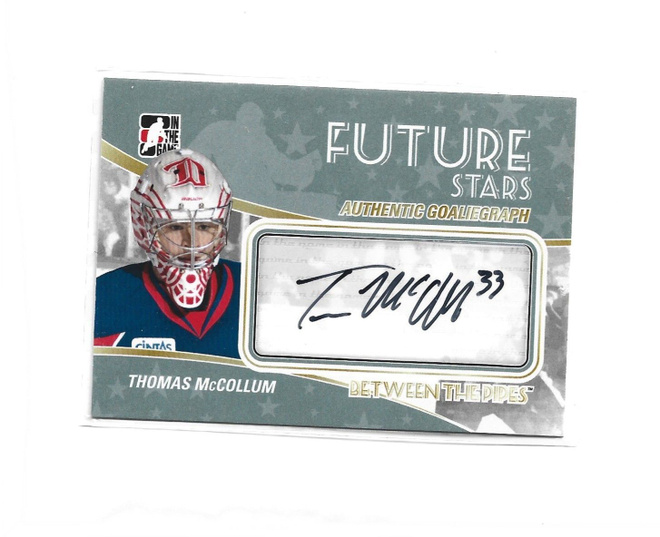 THOMAS McCOLLUM (mv) FUTURE STARS - GOALIEGRAPH #A-TMC