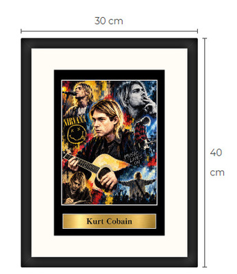 Uusi Kurt Cobain Nirvana art print Limited Edition