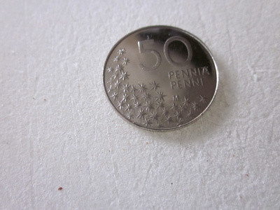 50 penniä, UNC, v. 1994