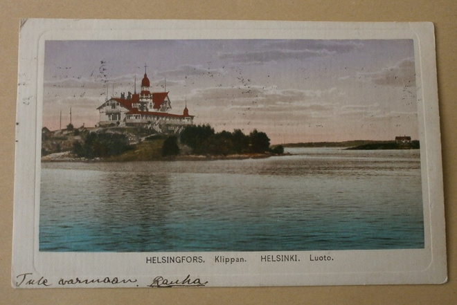 Helsinki, Luoto / Klippan, vanha väripk, p. 1919