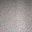 Pinkki valkoinen asustekangas 160x85cm - pikkukuva 2