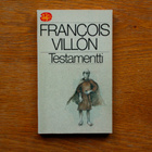 Francois Villon - Testamentti (täydennetty painos) - pikkukuva 1