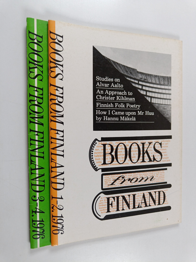 Books from finland vuosikerta 1976 (2 lehteä)