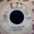 SUNDAY SHARPE :: I GAVE ALL I HAD TO HIM :: VINYYLI 7" 1974 - pikkukuva 3