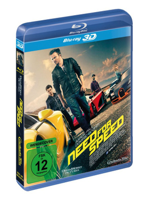 Need For Speed 3D Blu-ray uusi