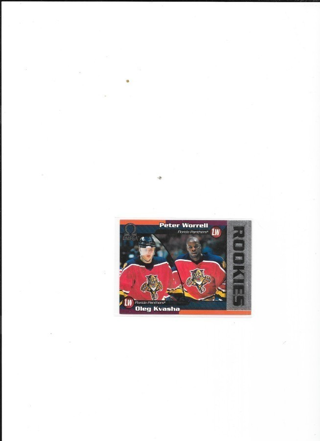 1998-99 Pacific Omega #108 Oleg Kvasha & Peter Worrell RC