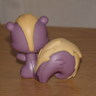LITTLEST PET SHOP lila-beige ORAVA #999 - pikkukuva 3
