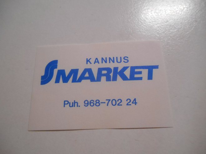 TT Etiketti S market Kannus