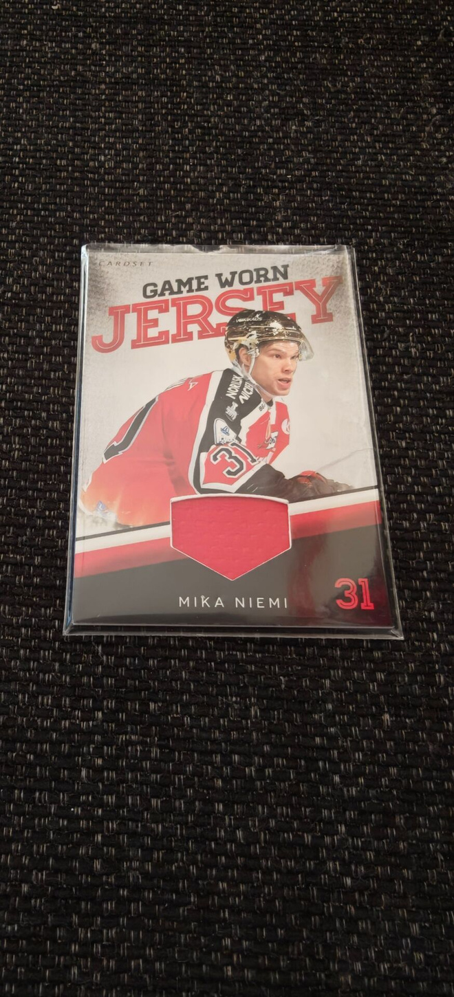 2014-15 Carset Mika Niemi Game worn jersey