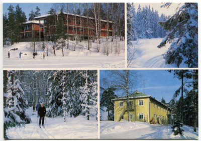 Salo Perniö Lehmirannan lomakeskus 4 talvikuvaa