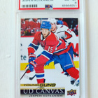 Jesperi Kotkaniemi - 18-19 UD Young Guns Canvas PSA 8 - pikkukuva 1