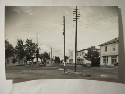 VANHA Postikortti Koria 1950-l Alkup.Mallikappale
