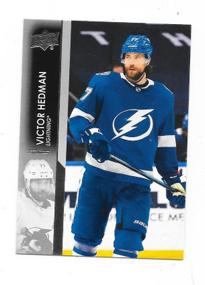 2021-22 Upper Deck #161 Victor Hedman, Tampa Bay Lightning