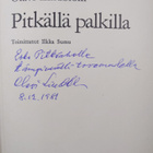 Olavi Lindblom : Pitkällä palkilla (signeerattu, tekijän ... - pikkukuva 3