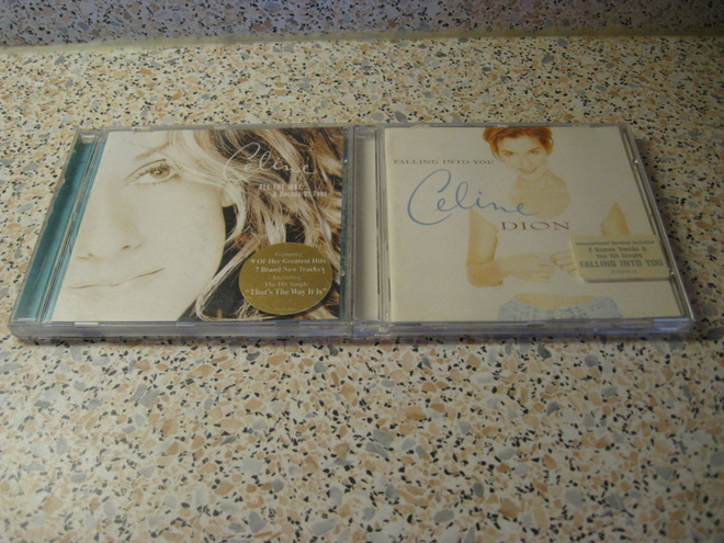 CD-levyt Celine Dion,2 kpl.