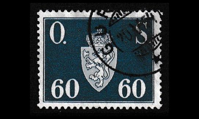 Norja 66 o Virkamerkki 60 öre (1951)