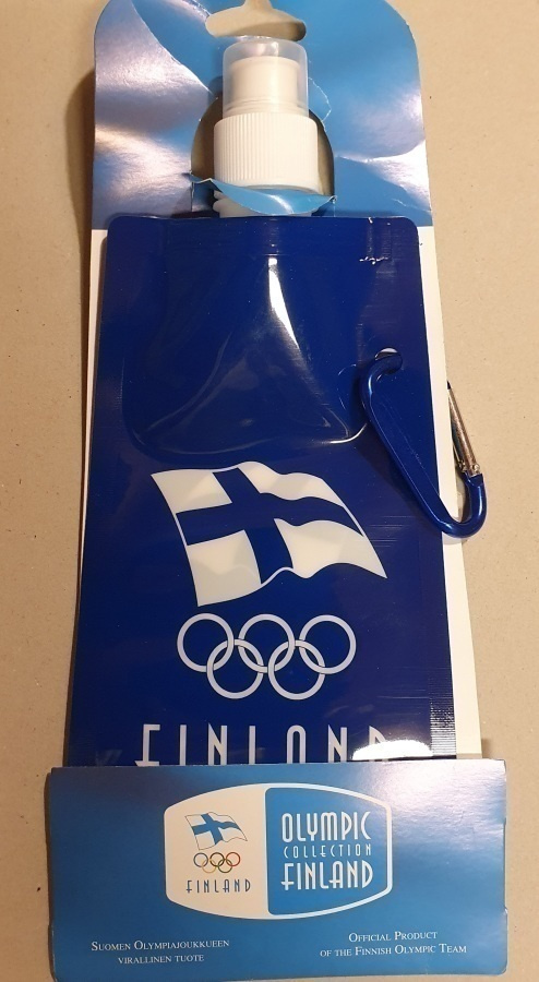 Suomen olympiajoukkueen juomapullo