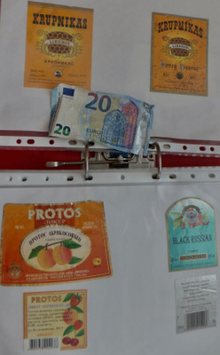 n. 399 VANHAA Etikettiä Väkevät CCCP Venäjä Armenia Liettua