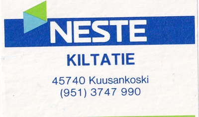 Kuusankoski , NESTE , Kiltatie   b420