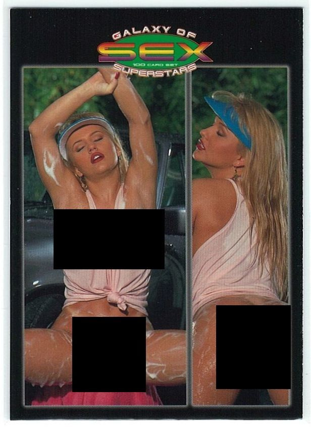 1997 Hot Shots Galaxy of Sex Superstars #35 Victoria Gold