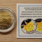 Suomi 5 euro 2007, BU, itsenäisyys 90 v - pikkukuva 1