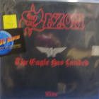 SAXON - THE EAGLE HAS LANDED - M-/EX- LP - pikkukuva 1