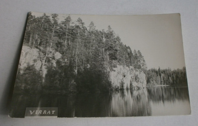 Virrat, jyrkkä kallioseinämä järveen, mv valokuvapk, ei p.